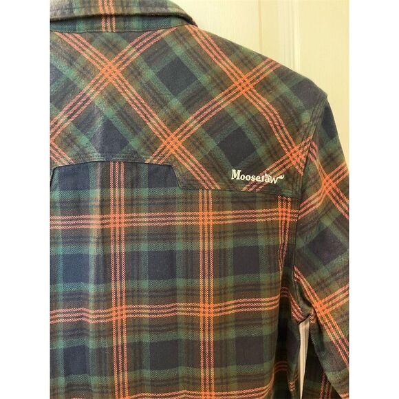 🆕 Moosejaw Men's Plaid Flannel Shirt XS Multicolor Long Sleeve Casual Unisex - Picture 3 of 10